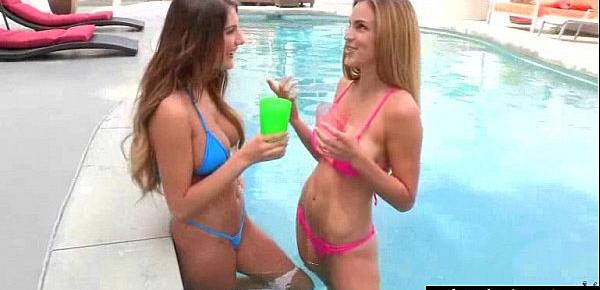  Lots Of Kiss And Licks From Cute Lovely Lesbians clip-08